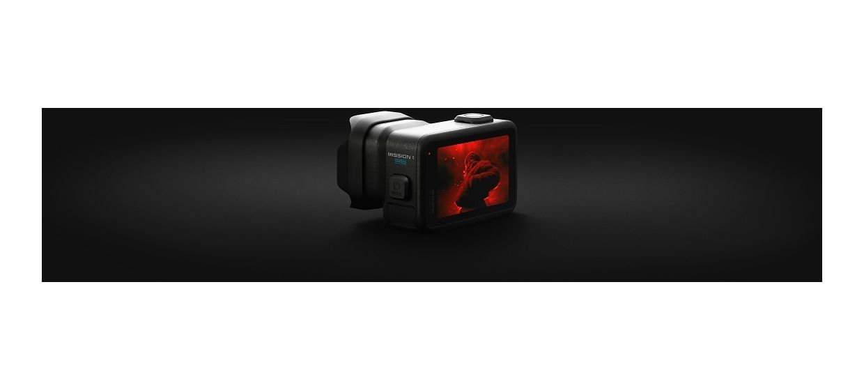 Mission 1 Pro Grip  Edition Aktion Kamera  (Schwarz) 