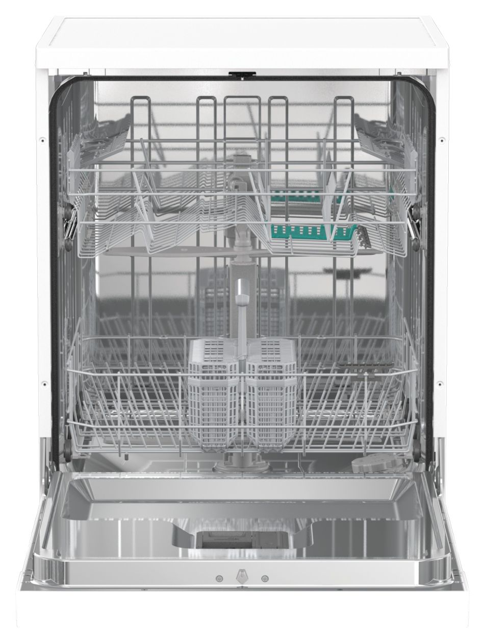 GS642D90W 60 cm Geschirrspüler freistehend Leise 14 Maßgedecke aquaStop Funktion Auto Open 