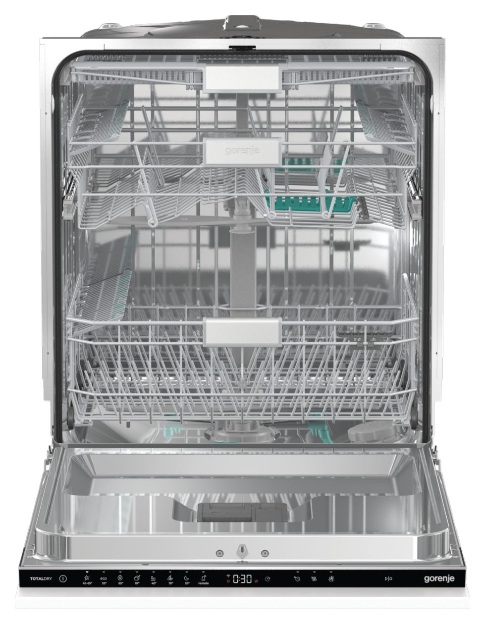 GV673C61 60 cm Geschirrspüler vollintegriert (ohne Front) Sehr leise 16 Maßgedecke aquaStop Funktion 