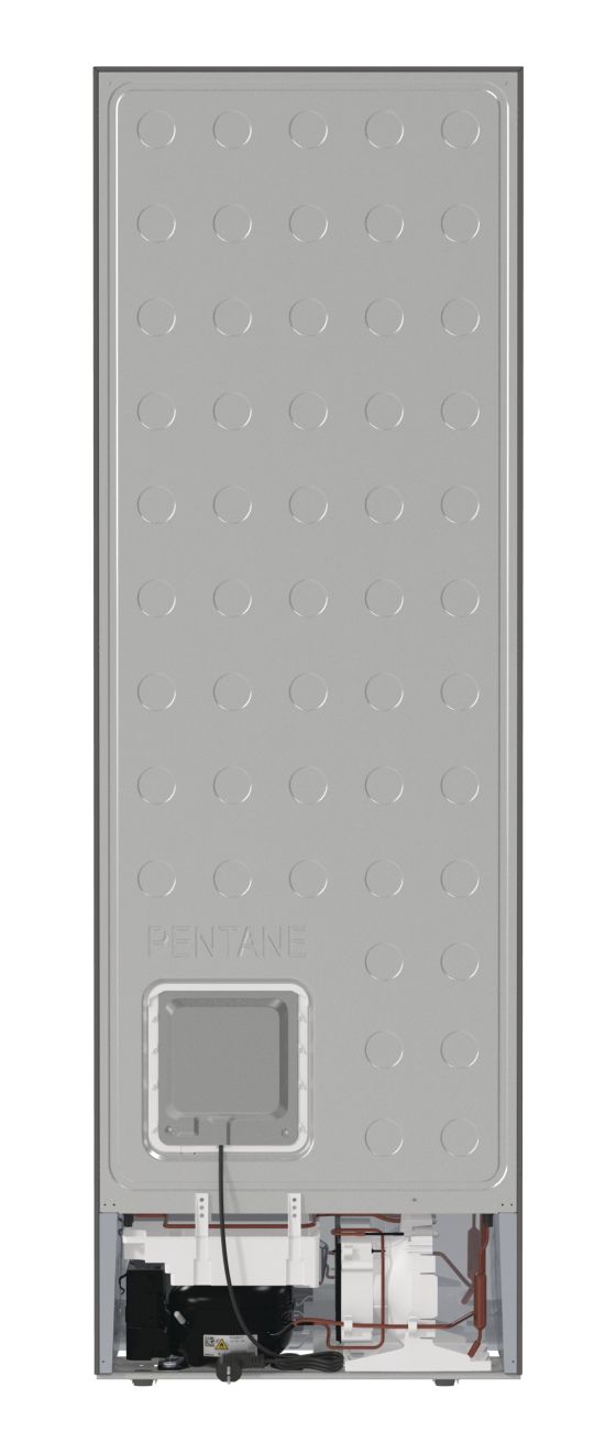 NRC619BSXL4 194 l / 106 l Kühl-Gefrierkombi freistehend 131,95 kWh Jahr  (Grau) 