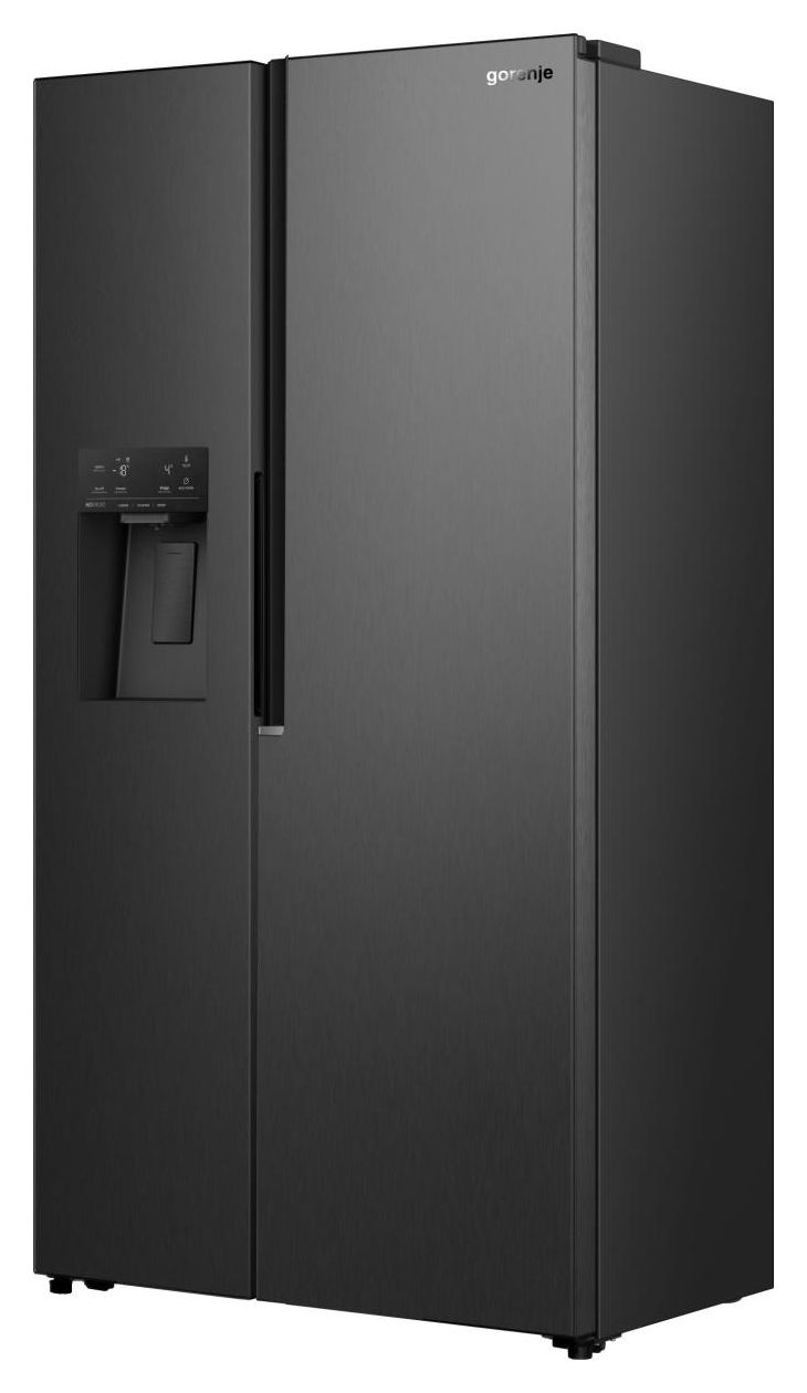 NRS917E61BX Side-by-Side Kühl-/ Gefrierkombination 347 l / 181 l 312 kWh NoFrost 1786 mm x 911 mm  (Schwarz, Edelstahl) 