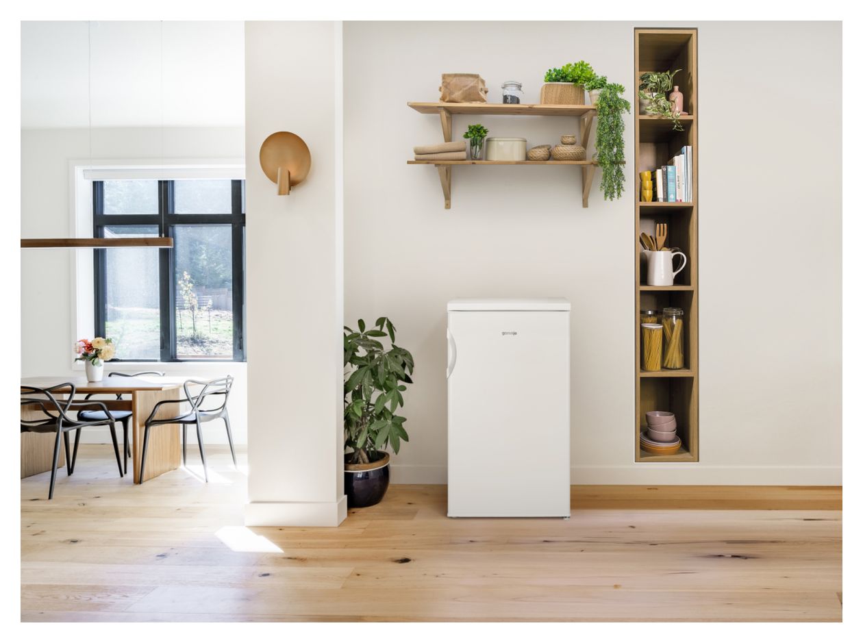 R49DPW 133 l / 133 l Tischkühlschrank EEK: D 72 kWh Jahr  (Weiß) 