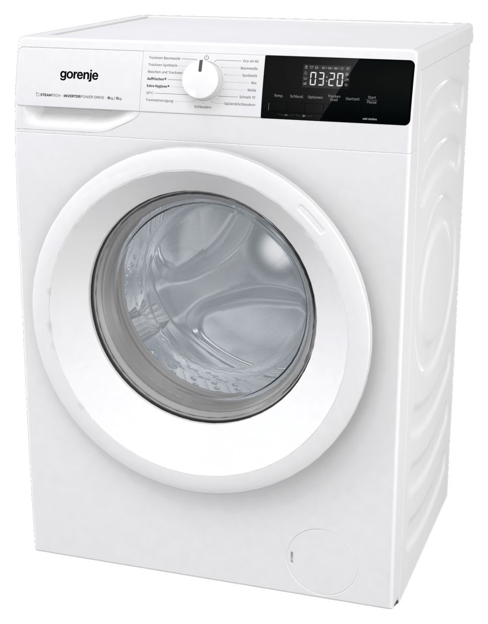 W3D2A854ADPS/DE 8 kg 5 kg Kondensations Waschtrockner 1400 U/min 