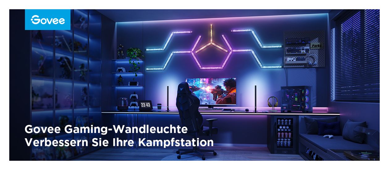 H6063 Wandleuchte Gaming Wall Light Smart 4+1 LED Intelligente Wandleuchte Multi AC 