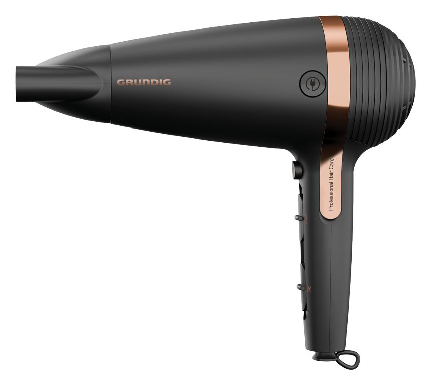 HD7081 NaturaShine Haartrockner 2100 W (Schwarz, Rosa-Goldfarben) 