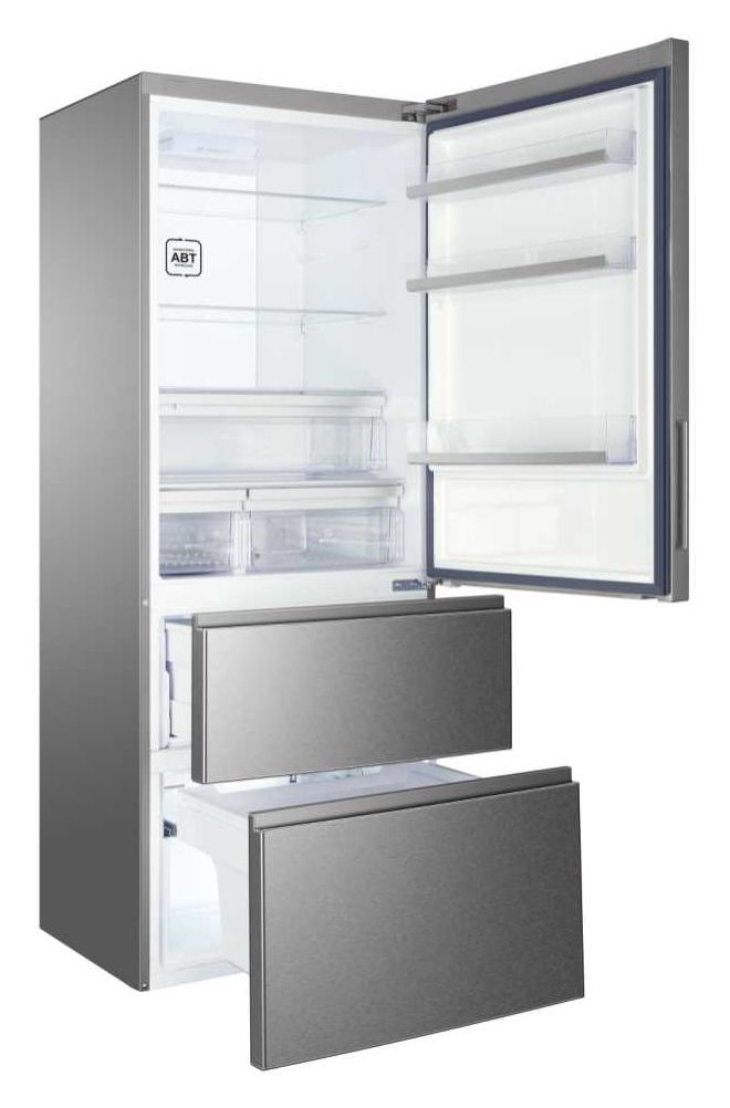 A3FE742CMJ 312 l / 151 l Kühl-Gefrierkombi freistehend NoFrost 289 kWh Jahr  (Silber) 