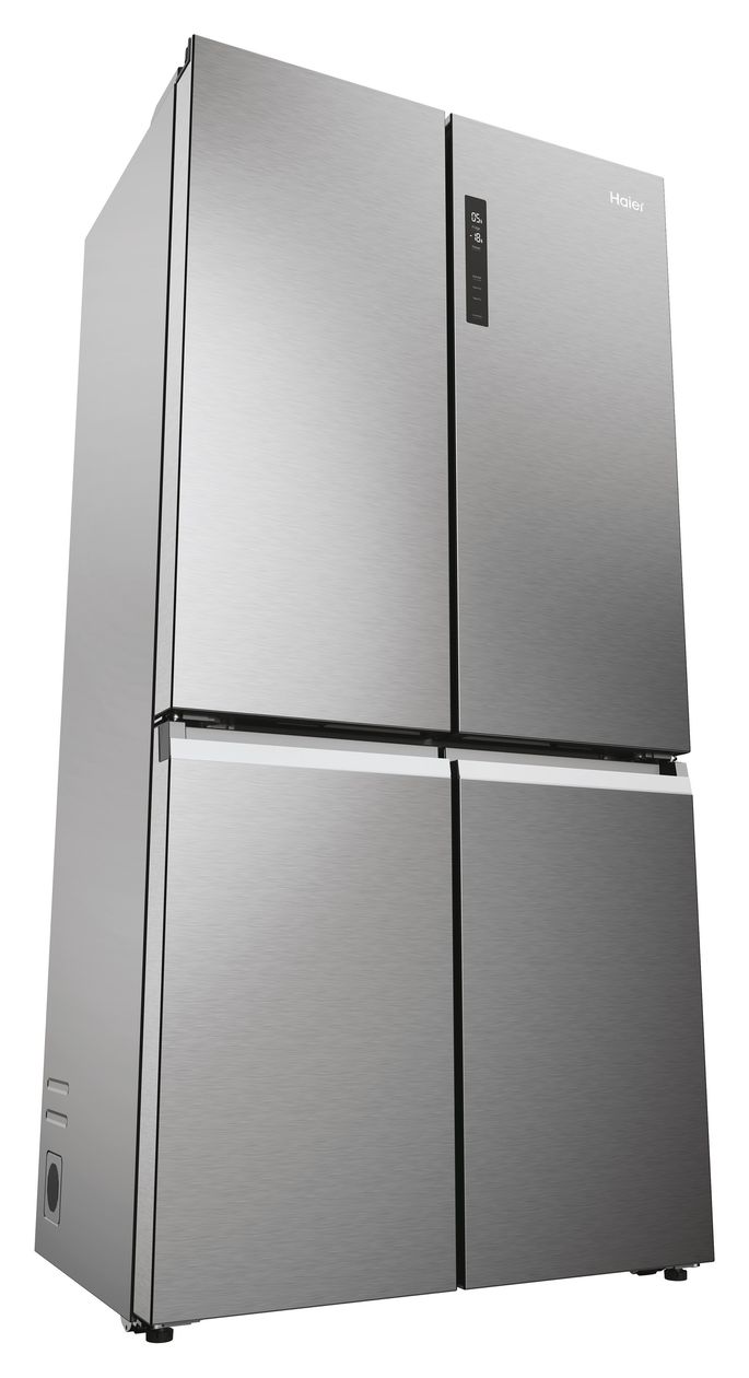 HCR5919ENMP Side-by-Side Kühl-/ Gefrierkombination 354 l / 174 l 329 kWh NoFrost 1900 mm x 908 mm  (Platin, Edelstahl) 