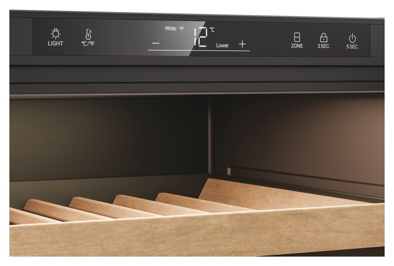 HUC44GDEH1 Weinkühler Integriert EEK: E 2 Zonen 44 Flasche(n) 