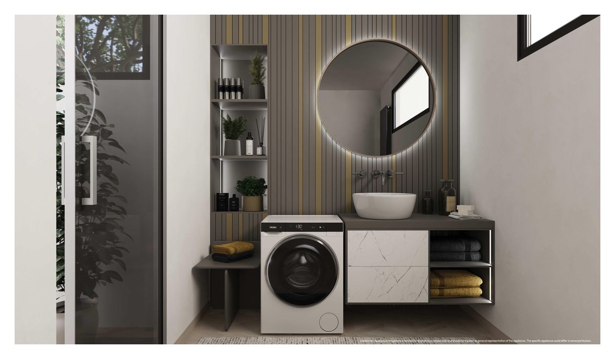 HWD50-BP12307U1 5 kg 2,5 kg Kondensations Waschtrockner 1200 U/min 