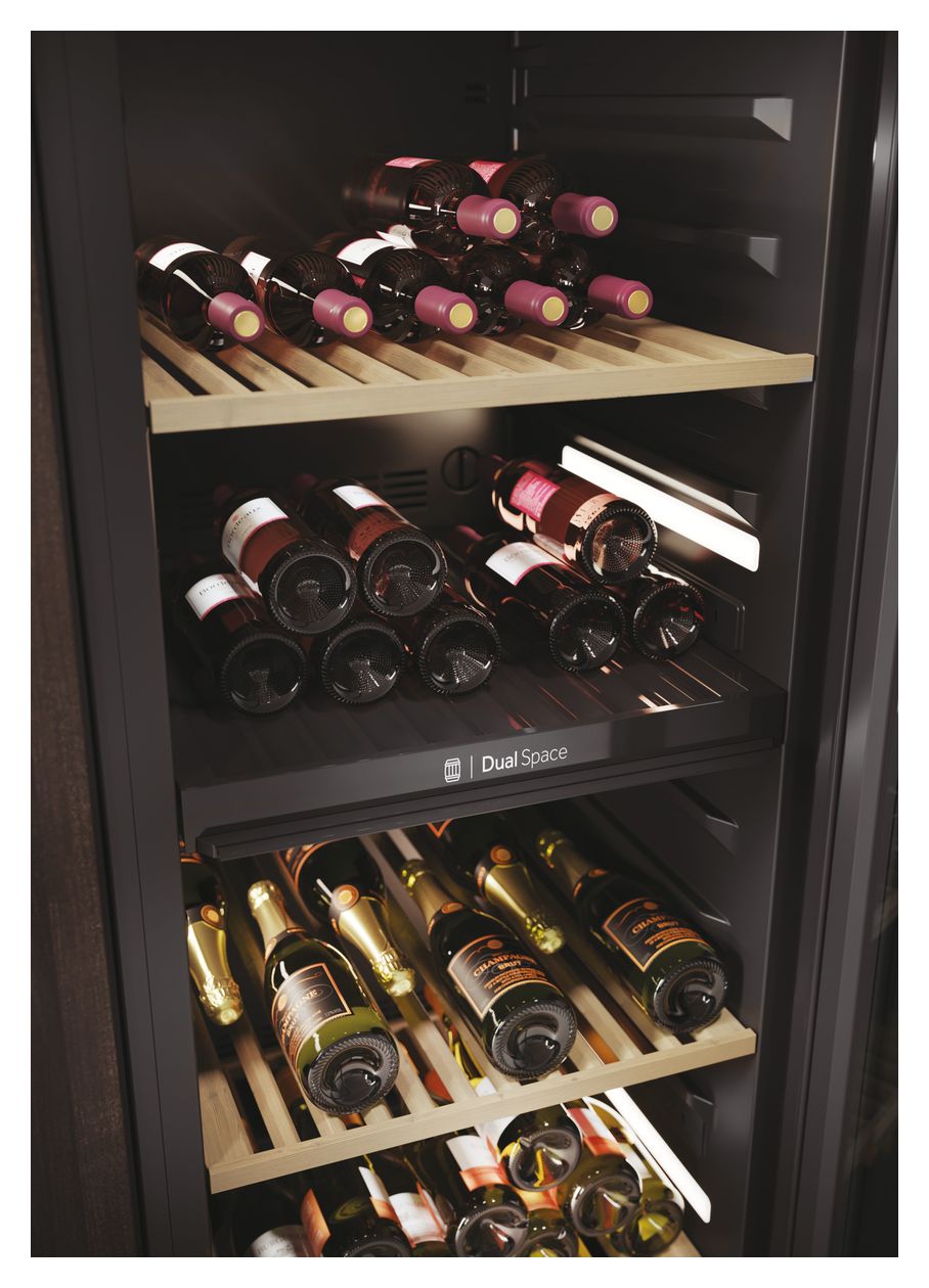 HWS236GDGU1 Weinkühler Freistehend EEK: G 2 Zonen 236 Flasche(n) 