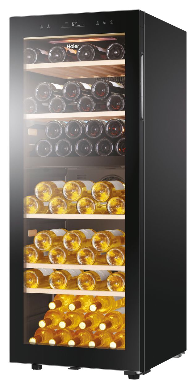 HWS79GDG Weinkühler Freistehend EEK: G 2 Zonen 79 Flasche(n) 