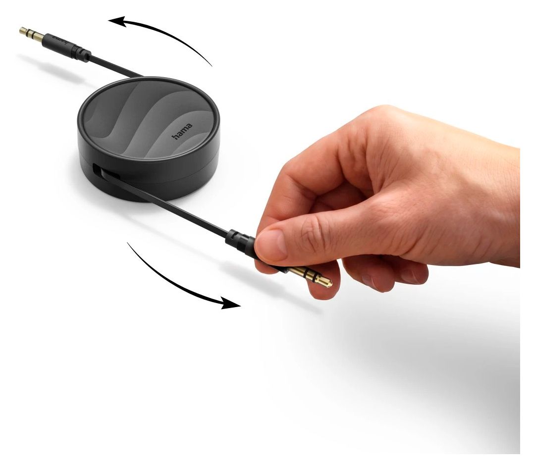 202041 Audio-Kabel Stecker 3,5 mm Klinke auf 3,5 mm Klinke 1,5 m  (Schwarz) 