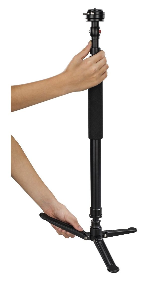 004468 Monostand Smooth 155 Click Stativ  (Schwarz, Rose) 