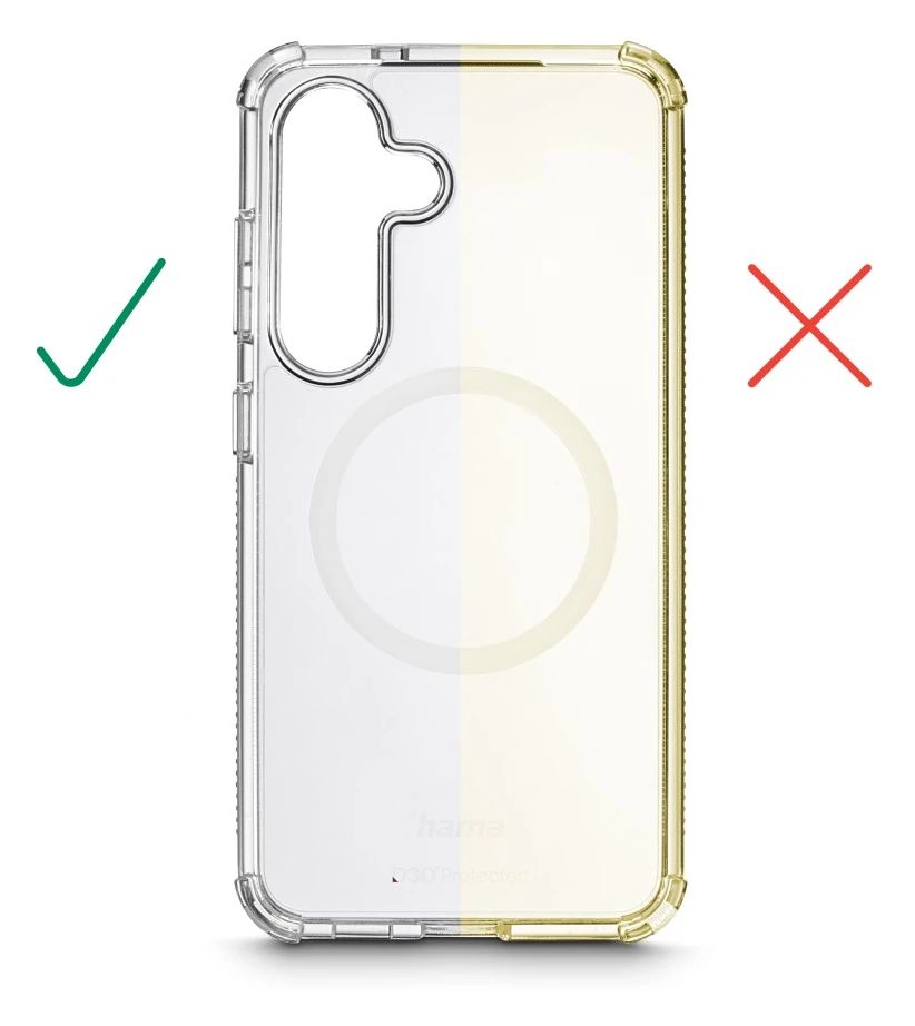 080442 Extreme Protect Cover für Samsung Galaxy S25 FE  (Transparent) 