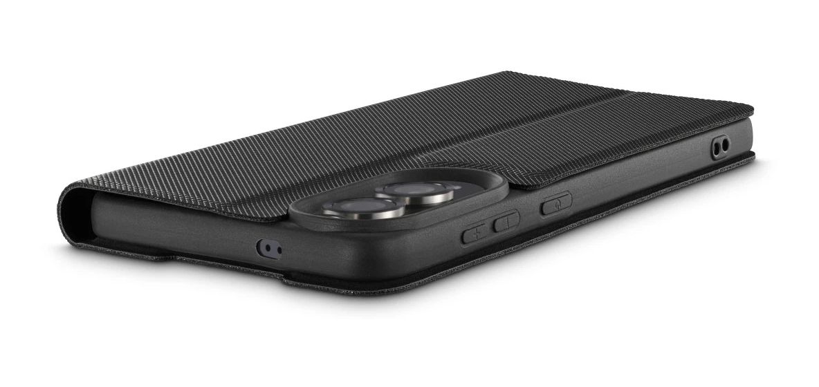 080544 Daily Protect Folio für Samsung Galaxy S25 Edge  (Schwarz) 