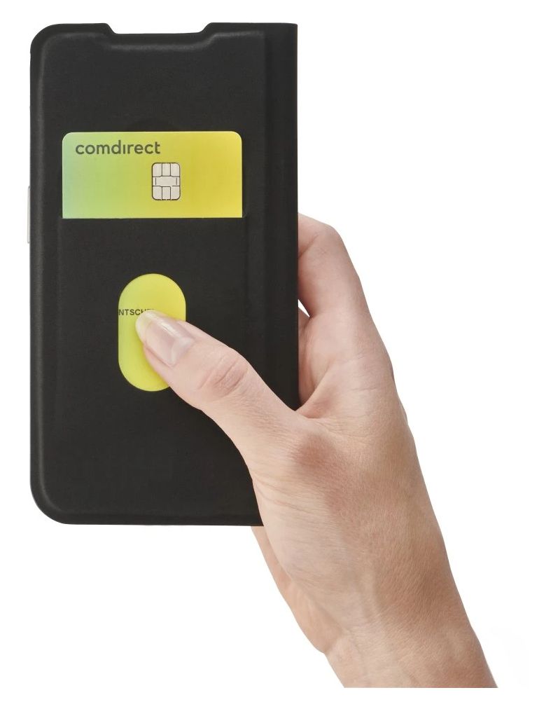 080545 Eco Premium Folio für Samsung Galaxy S25 Edge  (Schwarz) 