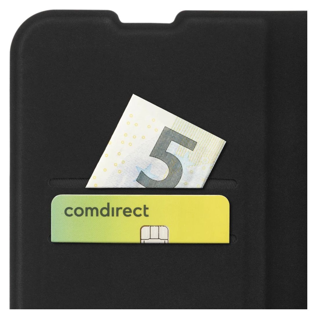 123750 Daily Protect Folio für Apple iPhone 16  (Schwarz) 