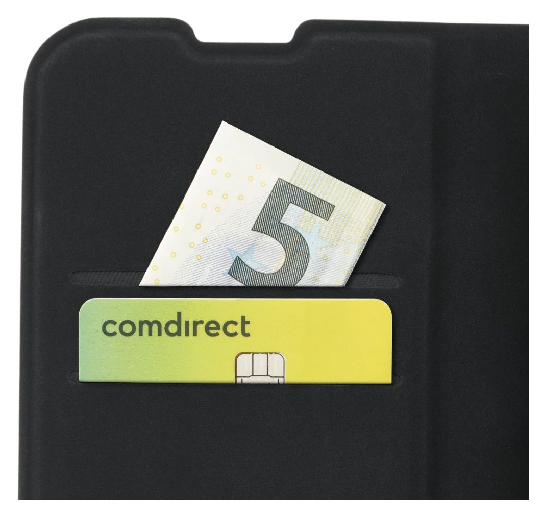 136854 Daily Protect Folio für Apple iPhone 16 Plus  (Schwarz) 