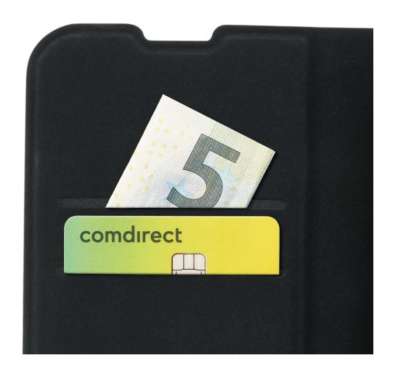 138113 Daily Protect Folio für Apple iPhone 15 Pro  (Schwarz) 