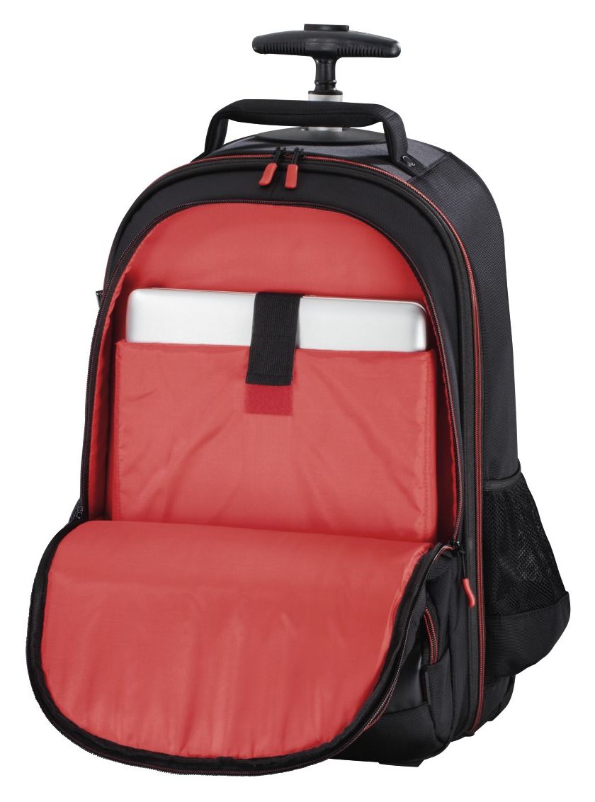 139854 Miami 200 Kamera-Trolley für Jede Marke 270 x 120 x 370 mm  (Schwarz, Rot) 