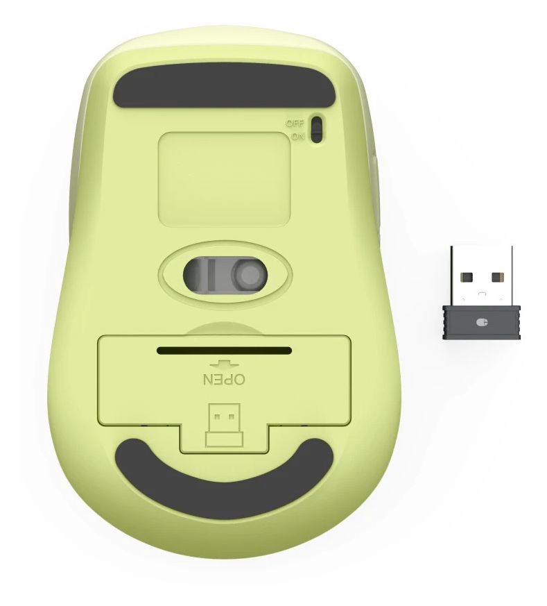 173041 WM-450 1600 DPI Universal Maus Optisch  (Grün) 