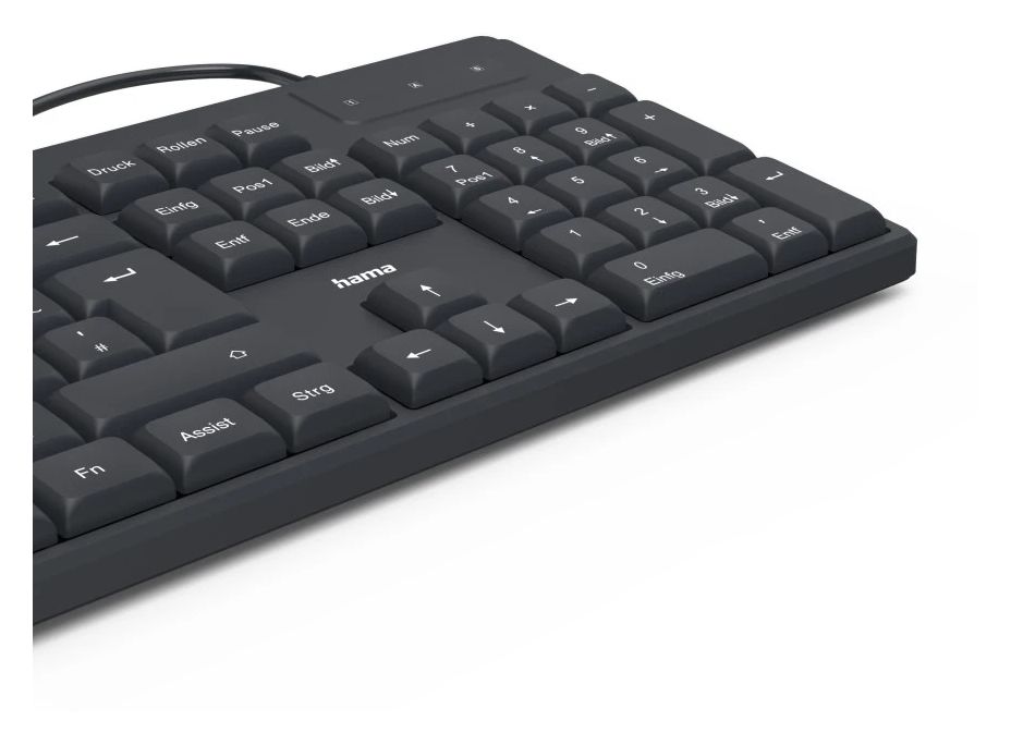 173052 CK-200 Heimbüro Tastatur USB  (Schwarz) 