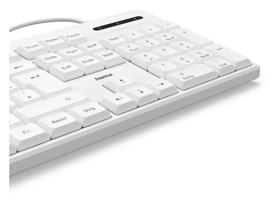173053 CK-200 Heimbüro Tastatur USB  (Weiß) 