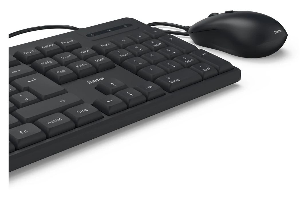 173054 CKM-200 Heimbüro Tastatur USB  (Schwarz) 