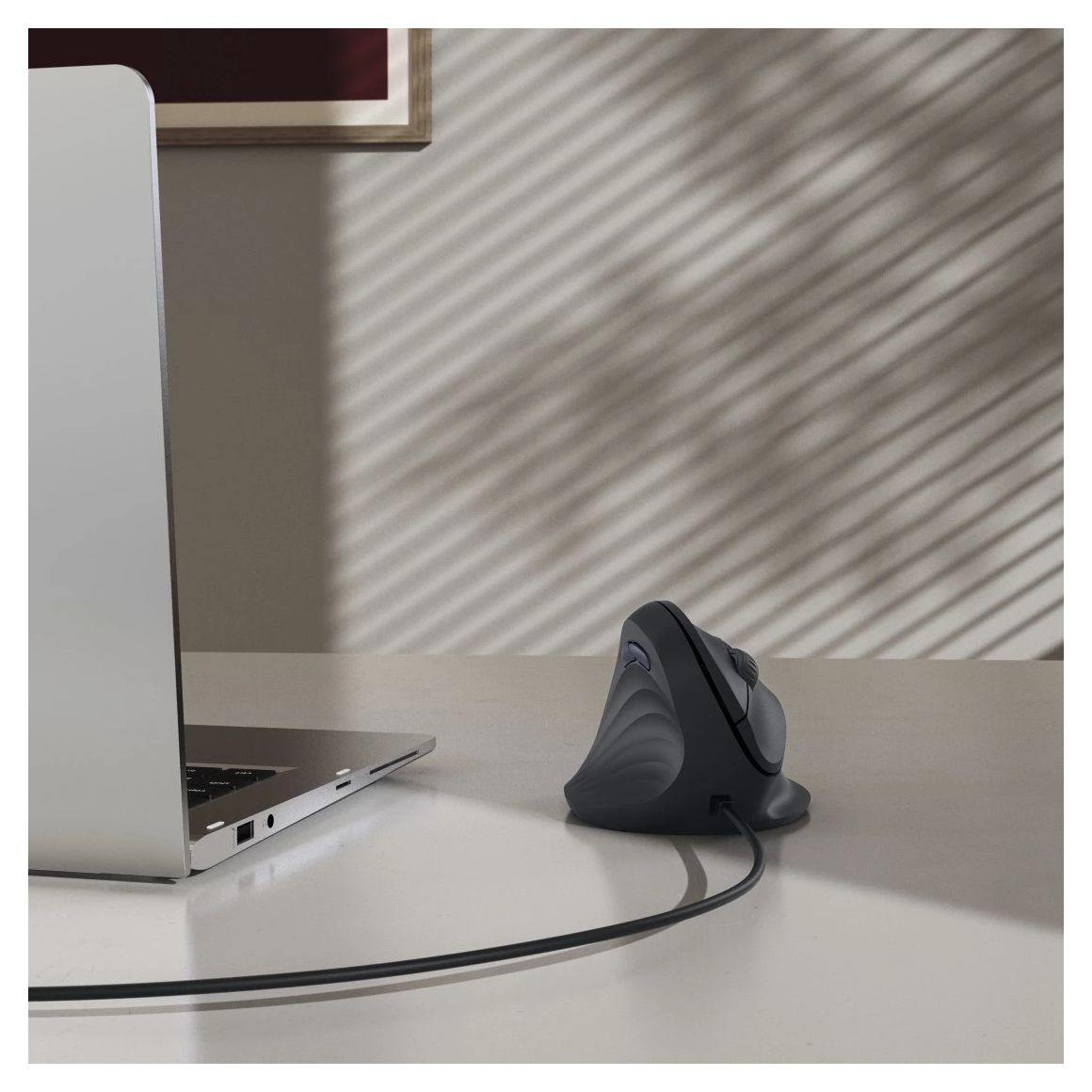 173087 ECM-500L 1800 DPI Büro Maus Optisch  (Schwarz) 