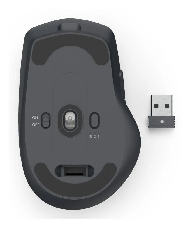 173096 WM-800 3200 DPI Büro Maus Optisch  (Anthrazit) 
