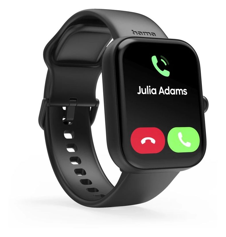 178614 5000 Digital 47 mm Smartwatch Rechteckig IP68  (Schwarz) 