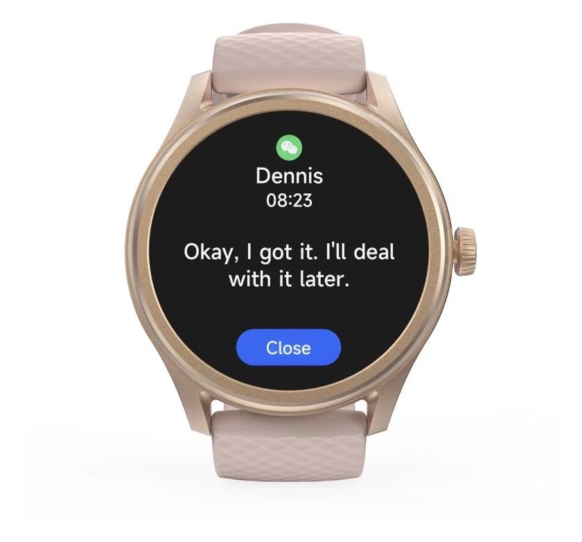 178616 5010 Digital 46 mm Smartwatch Rund IP68  (Roségold) 