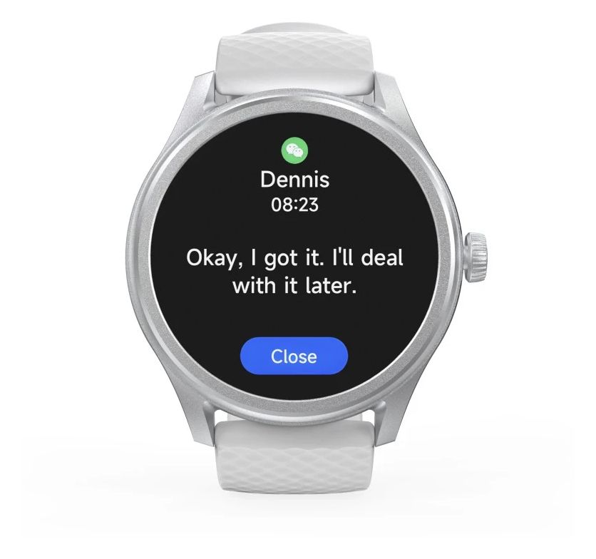 178617 5010 Digital 46 mm Smartwatch Rund IP68  (Silber) 