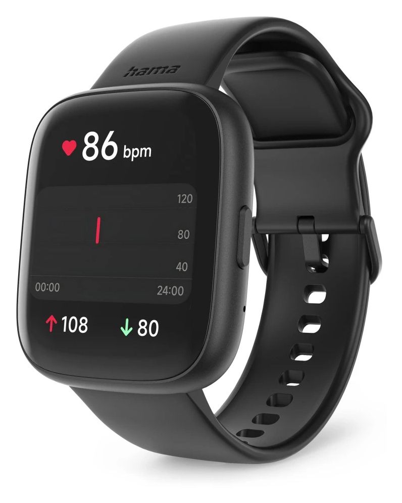 178640 4000 Digital 46 mm Smartwatch Rechteckig IP68  (Schwarz) 