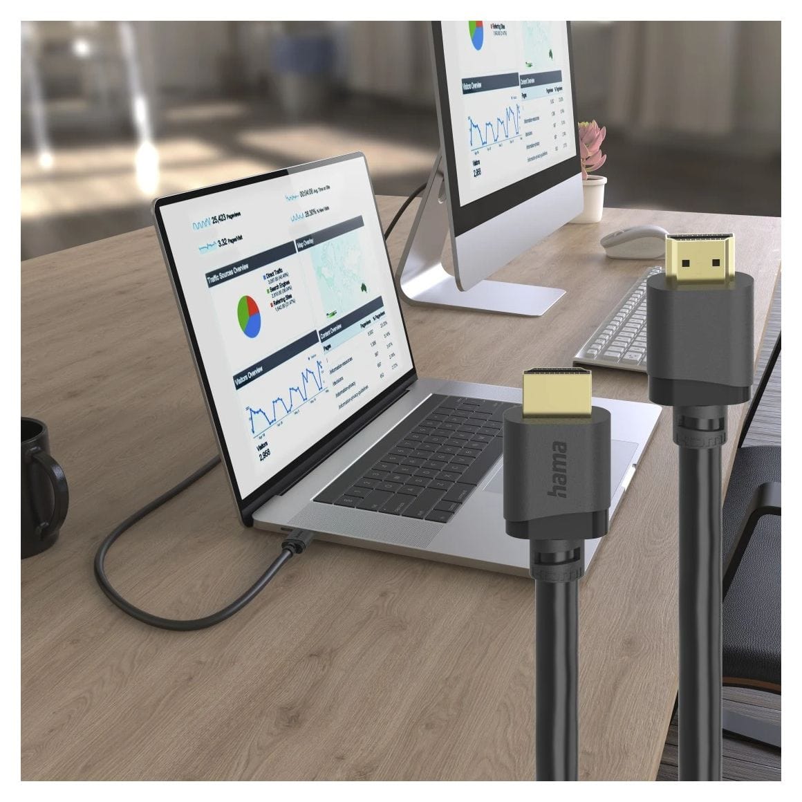 202031 48 Gbit/s Stecker Gerade HDMI auf HDMI Typ A (Standard) 2 m  (Schwarz) 