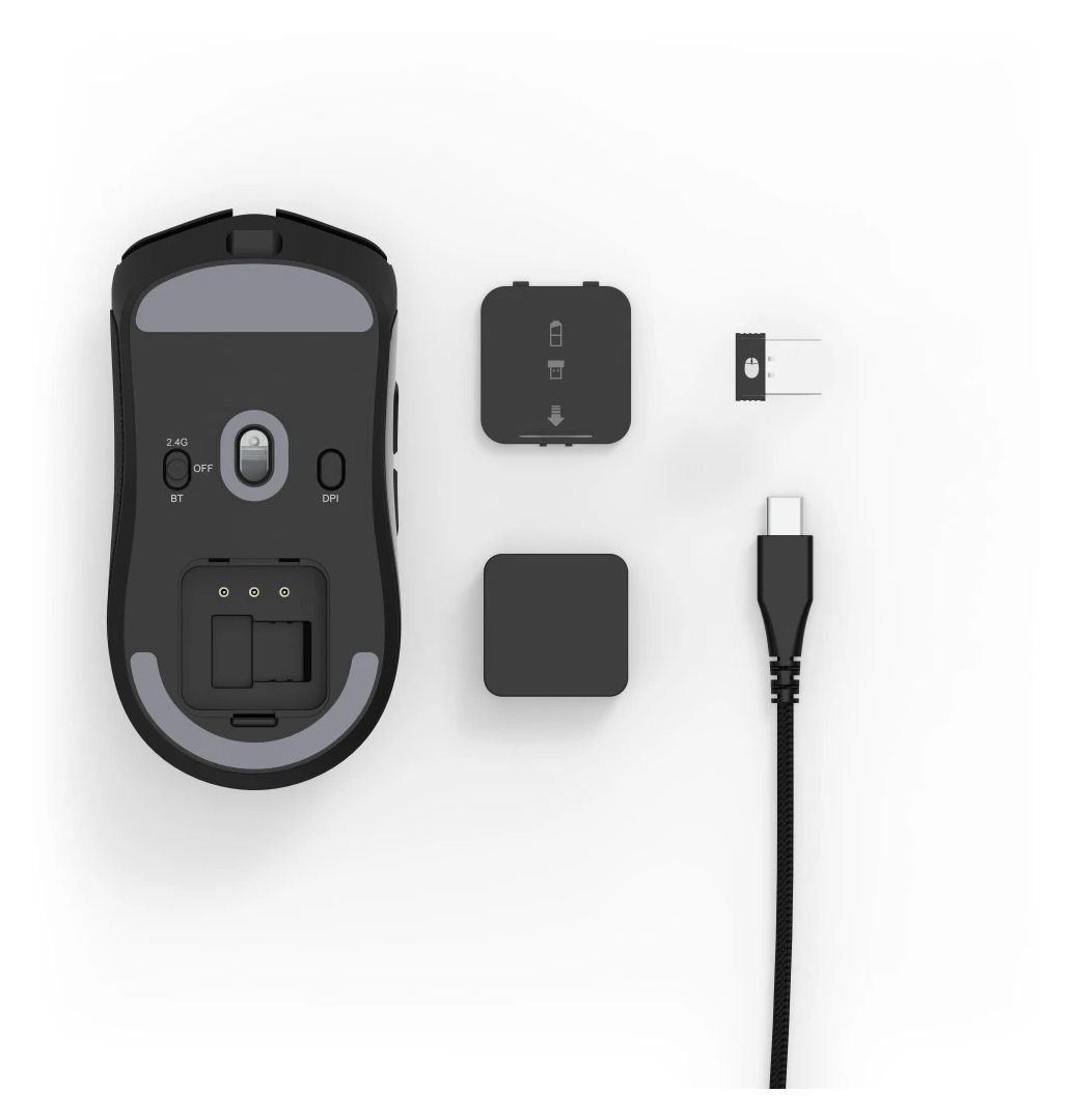 217847 Reaper 820 Wireless 26000 DPI Gaming Maus Optisch  (Schwarz) 