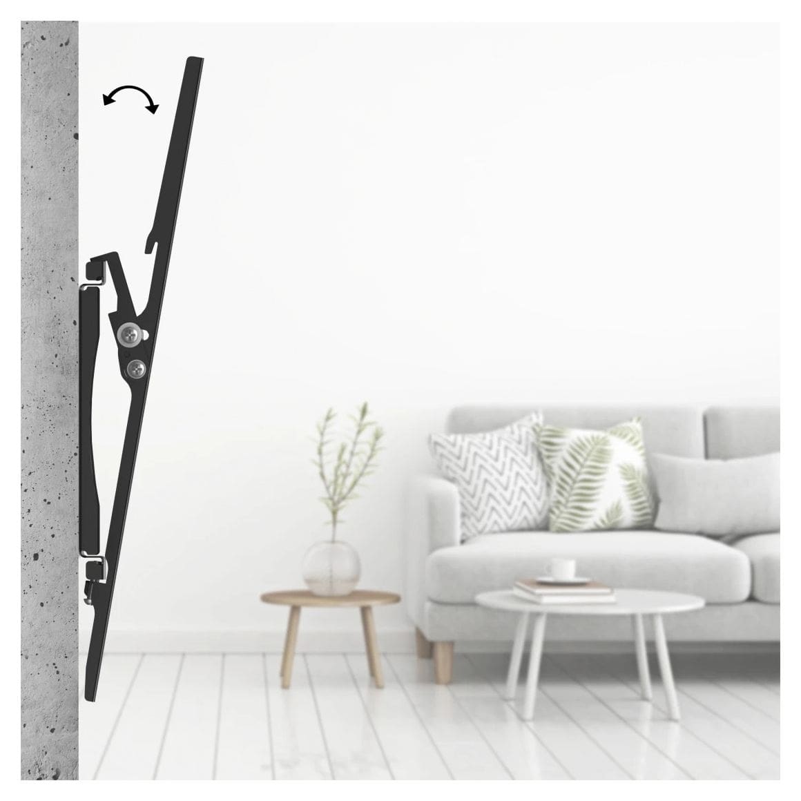 220915 Tilt Wand Halterung 0° bis 190,5 cm (75") 35 kg -10 - 0° neigbar 