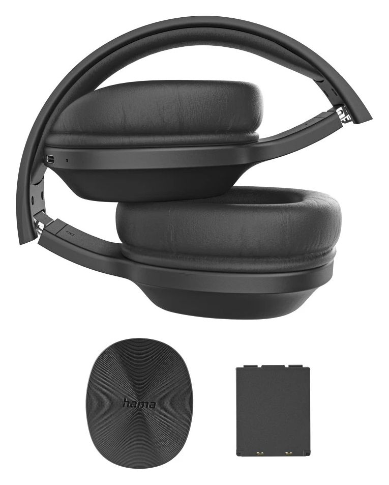 221821 Spirit Calypso X Over Ear Bluetooth Kopfhörer kabellos 60 h Laufzeit USB Typ-C  (Schwarz) 