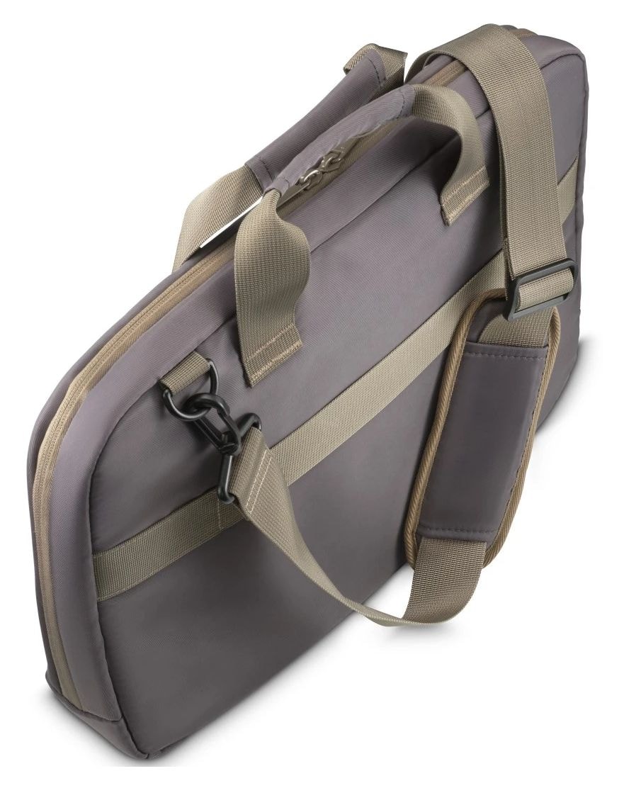 222051 Ultra Lightweight Notebooktasche bis 41,1 cm (16.2 Zoll) (Anthrazit/Beige) 