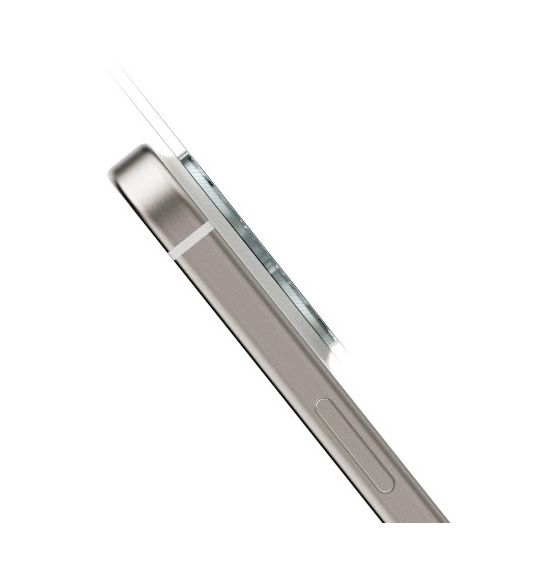 222743 Cam Protect Kameraobjektivschutz gehärtetes Glas 9H für  Apple iPhone 15 Pro / 15 Pro Max Bruchfest, Schlagfest, Schlagfest, Kratzresistent, Splitterfrei, Schockresistent 