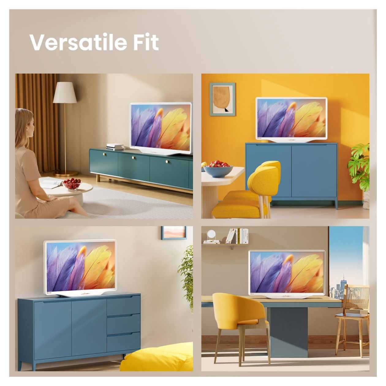 43S5DQ LED 109,2 cm (43 Zoll) Fernseher 4K Ultra HD  (Weiß) 