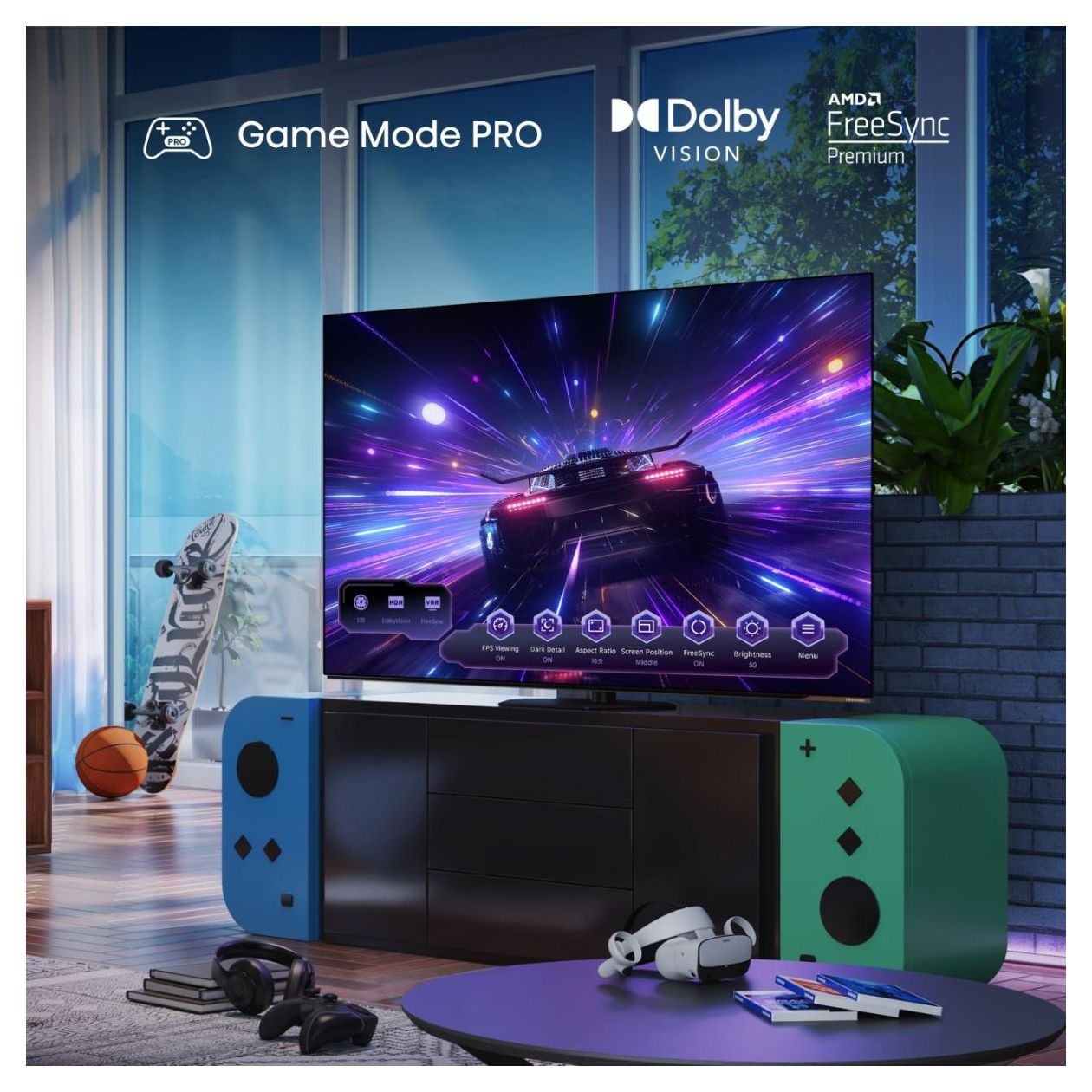 55A85N OLED 139,7 cm (55 Zoll) Fernseher 4K Ultra HD VESA 300 x 200 mm  (Schwarz, Grau) 