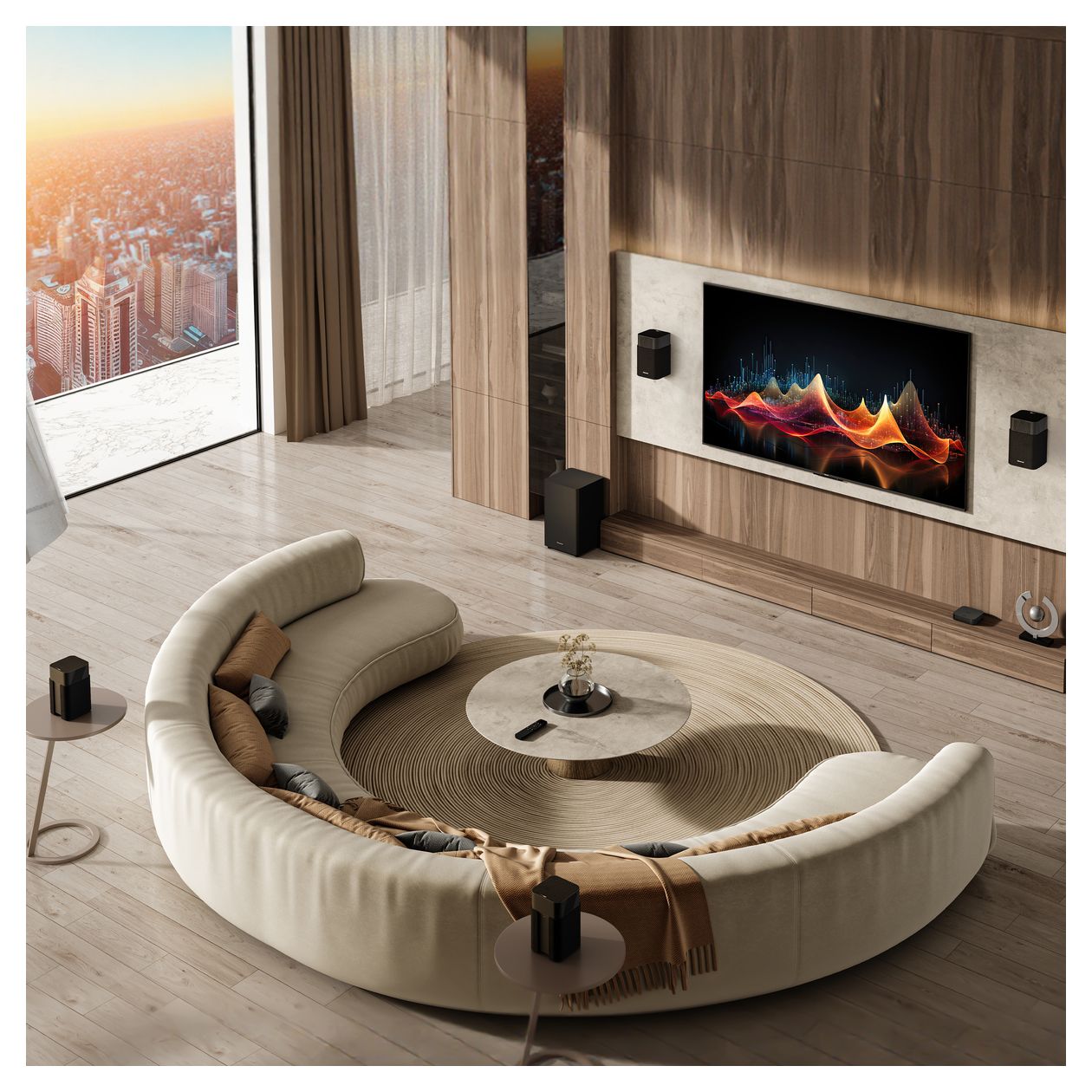 HT Saturn Soundbar 720 W 4.1.2 Kanäle  (Schwarz) 