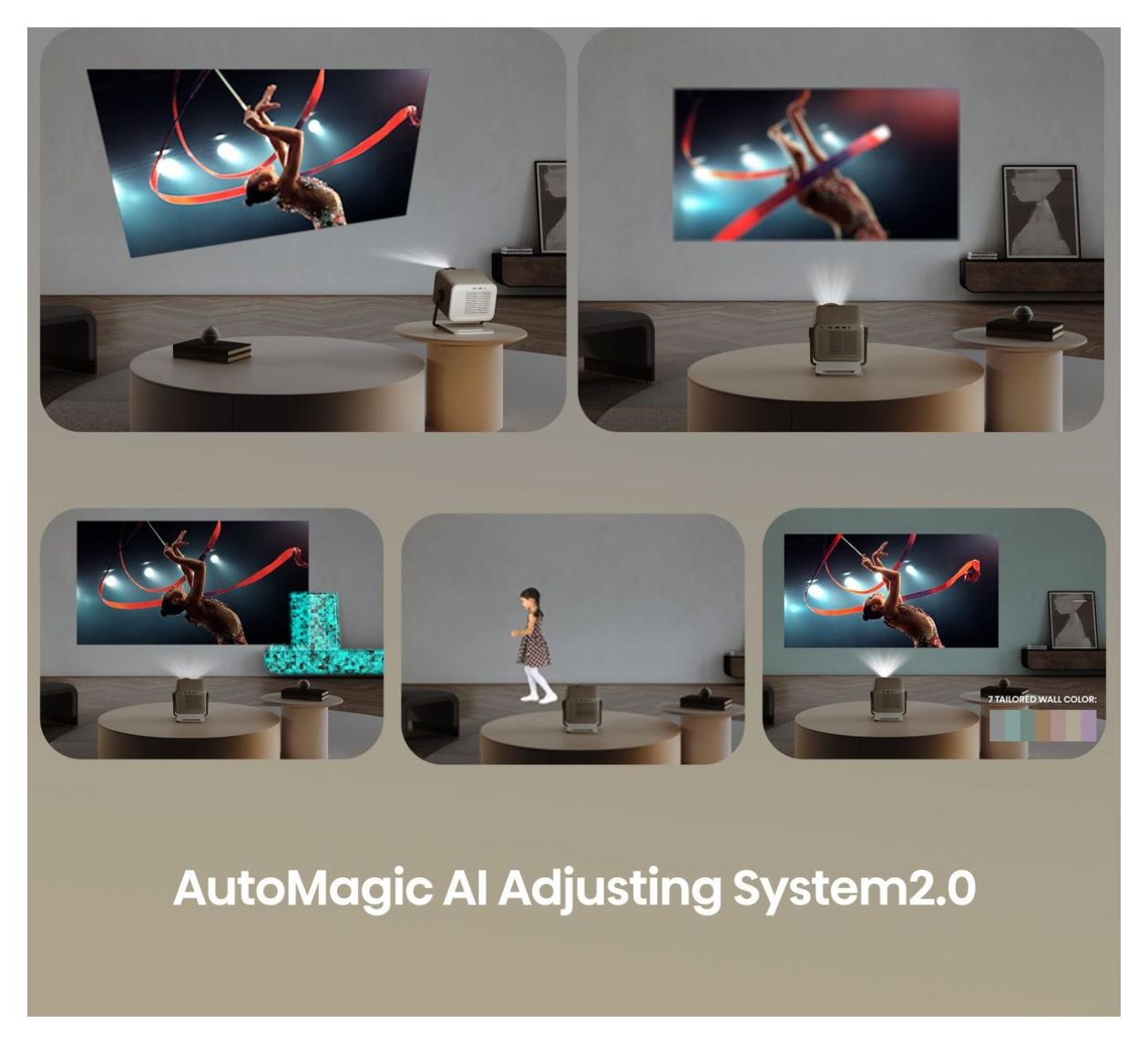 M2 Pro UHD 4K (3840x2160) DLP Laser  (Grau) 