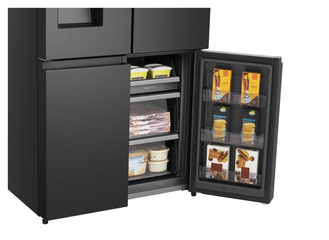 RQ760N4SBFE Side-by-Side Kühl-/ Gefrierkombination 352 l / 188 l 352 kWh NoFrost 1785 mm x 914 mm  (Schwarz) 