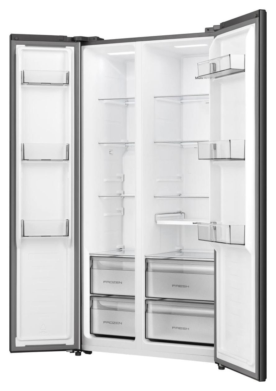 RS3P558NEFC Side-by-Side Kühl-/ Gefrierkombination 347 l / 197 l 204 kWh NoFrost 1786 mm x 911 mm  (Schwarz) 