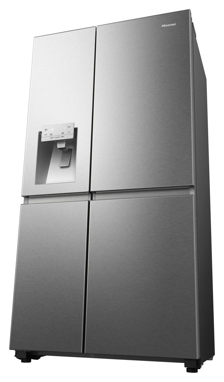 RS818N4TIC Side-by-Side Kühl-/ Gefrierkombination 417 l / 200 l 221 kWh NoFrost 1795 mm x 910 mm  (Grau, Edelstahl) 