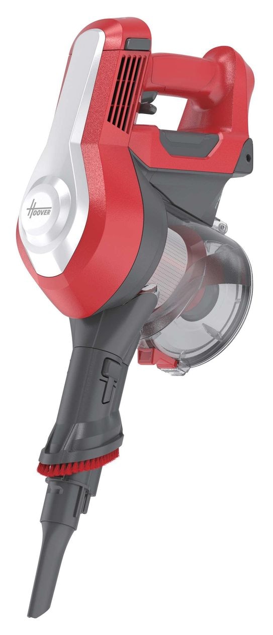 HF122RH011 Handstaubsauger Beutellos bis 40 min Laufzeit 22 V Stoff  (Rot, Silber) 