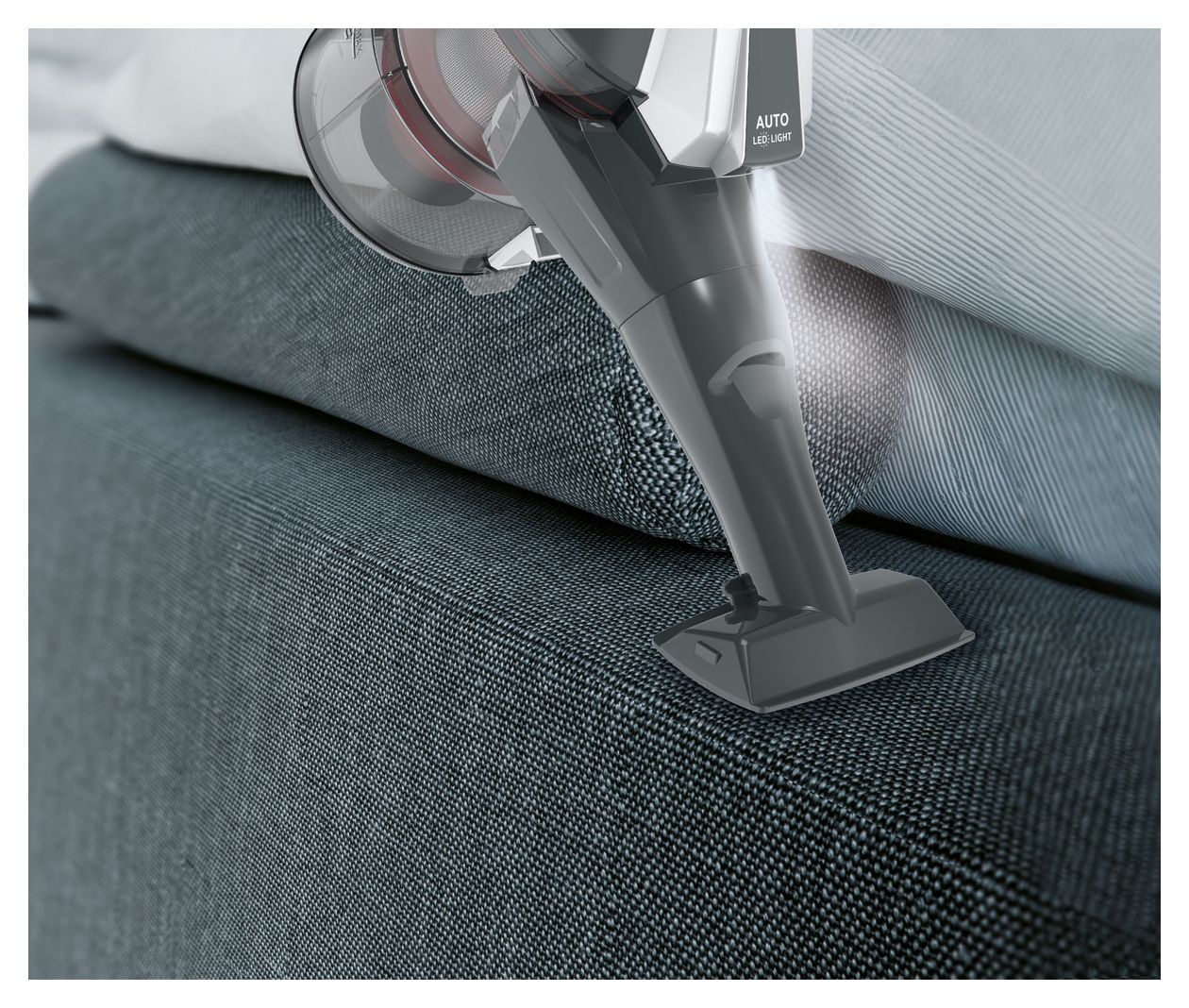 HF322TH011 Handstaubsauger Beutellos bis 40 min Laufzeit 22 V Stoff  (Titan) 