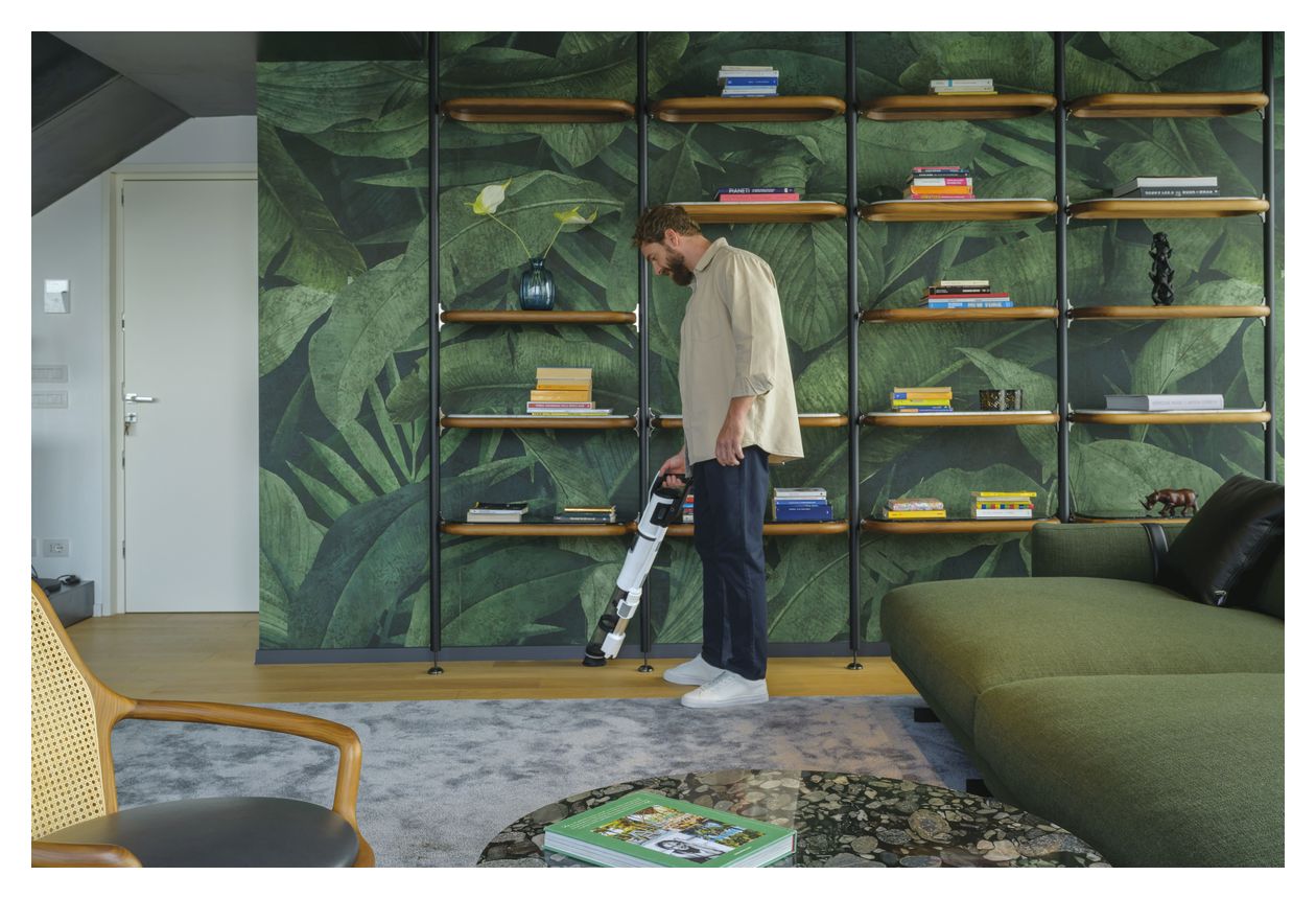 HFX20H011 Handstaubsauger Beutellos bis 60 min Laufzeit 21,6 V EPA  (Weiß) 